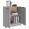 vidaXL Komoda sivý dub sonoma 60x30x70 cm spracované drevo