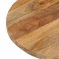 vidaXL Stolová doska 140x60x3,8 cm oválna masívny mangovník