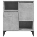 vidaXL Komody 2 ks betónovo sivé 60x35x70 cm kompozitné drevo