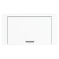 vidaXL Nástenný botník lesklý biely 70x35x38 cm spracované drevo