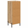 vidaXL Servírovacia skriňa dub artisan 34 x 34.5 x 90 cm