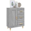 vidaXL Komoda sivý dub sonoma 69,5x34x90 cm spracované drevo