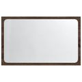 vidaXL LED kúpeľňové zrkadlo hnedý dub 60x8,5x38 cm kompozitné drevo