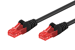 UTP patchkabel kategórie 6, 15 m, čierny