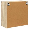 vidaXL TV nástenná skriňa Nástenný Sonoma dub 59,5 x 31 x 60 cm