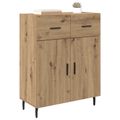 vidaXL Servírovacia skriňa Remeselný dub 69,5 x 34 x 90 cm