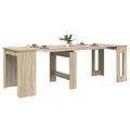 vidaXL Jedálenský stôl 240 x 85 x 75 cm Kompozitné drevo Dub sonoma