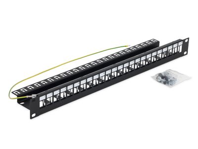 19'' modulárny patch panel pre max.24 keystonov