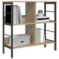 vidaXL Regál na knihy 4 úrovní 82 x 32 x 79 cm Kompozitné drevo