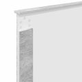 vidaXL Rám postele Betónovo sivá 100 x 200 cm Kompozitné drevo