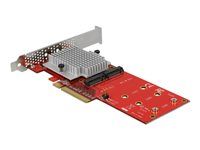 Adaptér rozhrania - M.2 Card - nízky profil - PCIe 3.0 x8