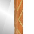 vidaXL Zrkadlo do kúpeľne 50x70x3 cm masívne mangovníkové drevo a sklo