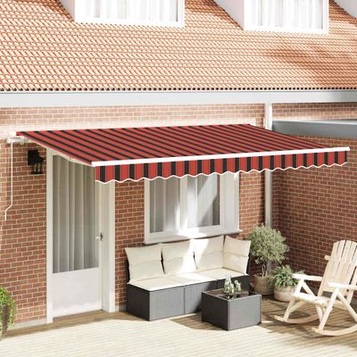 vidaXL Zatemniteľná markíza Oranžová 350 x 200 cm látka