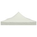 vidaXL Strecha na párty stan 4x3 m, krémová 270 g/m²