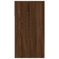 vidaXL Konzolový stolík hnedý dub 100x39x75 cm spracované drevo