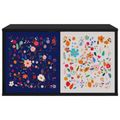 vidaXL Nástenný TV kabinet MAINZ 69 x 33 x 40 cm Čierny dub