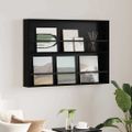 vidaXL Regál na časopisy Čierny dub 100 x 12 x 70 cm Kompozitné drevo
