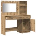 vidaXL Toaletný stolík 2 ks Hnedá 78,5 x 41 x 135 cm Kompozitné drevo
