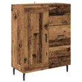 vidaXL Highboard 2 ks Staré drevo 69,5 x 34 x 180 cm Kompozitné drevo