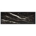 vidaXL Konzolový stolík čierny 100x35x75 cm tvrdené sklo