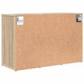 vidaXL Skriňa na topánky 77,5 x 30 x 51 cm Kompozitné drevo Dub sonoma