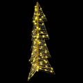 vidaXL Vianočný stromček 100 LED Teplá biela 120 cm PET