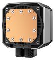 DEEPCOOL vodní chladič MYSTIQUE 360 / 3x120mm fan / dig. displej / Intel i AMD / černý Vodní chladic, pro CPU, pro Intel i AMD, 3× 120mm ARGB ventilátor, socket 1700, 1200, 1151, 1150, 1155, AM5, AM4, cerno-šedý