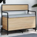 vidaXL Úložná lavička dub sonoma 85,5x42x73,5 cm kompozitné drevo