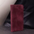 Smart Suede case for iPhone 13 6,1" maroon