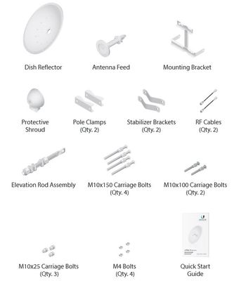 Ubiquiti airFiber Dish 26dBi, 3GHz, Slant 45