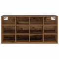 vidaXL Skriňa na topánky 103 x 30 x 51 cm Kompozitné drevo Staré drevo