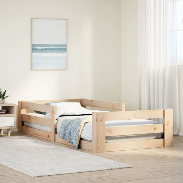 vidaXL Posteľný rám bez matraca 70x140 cm borovicový masív