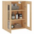 vidaXL Nástenná TV skrinka dub sonoma 69,5x34x90 cm