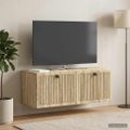 vidaXL Nástenná TV skrinka Nástenný Dub sonoma 78,5 x 31 x 30 cm