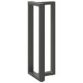 vidaXL Nohy barového stola v tvare T, 2 ks, antracitové, 40x35x(110-111) cm, oceľ