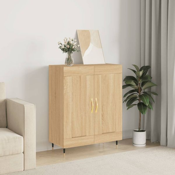 vidaXL Komoda dub sonoma 69,5x34x90 cm kompozitné drevo