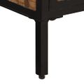 vidaXL Komoda 105x35x70 cm surový mangový masív