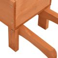 vidaXL Fúrikové kvetináče 2 ks 47x15x19 cm jedľový masív