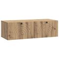 vidaXL Nástenná TV skrinka 99 x 41 x 30 cm Dub artisan