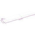 vidaXL Stolová doska 220x40x(2-6) cm, neošetrený masív, živé hrany