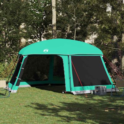 VidaXL Stan pri bazéne s odnímateľnými stenami zo sieťoviny 618x532 cm