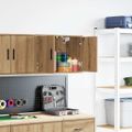 vidaXL Garážová nástenná skriňa Artisan Dub inžinierske drevo