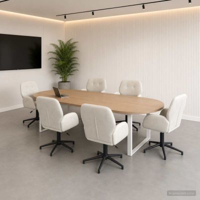 vidaXL Otáčacie stoličky k stolu 6 ks 54 x 55 x 90 cm Krémová Zamat
