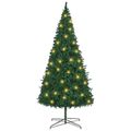 vidaXL Vianočný stromček Zelená 400 cm PVC
