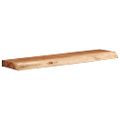 vidaXL Nástenné police 2 ks 60x20x3,5 cm, akáciový masív