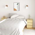 vidaXL Nočné stolíky 2 ks 40x29,5x64 cm, borovicový masív