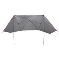 vidaXL Auto Stan 308 x 215 x 220 cm Šedá a oranžová Polyester a oceľ