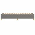 vidaXL Posteľný rám s boxspringom tmavosivá 80x200 cm látka