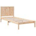 vidaXL Extra dlhá posteľ bez matraca 90x220 cm masívne drevo