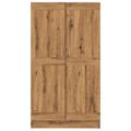 vidaXL Knižnica Artisan Dub 82,5x30,5x150 cm Inžinierske drevo